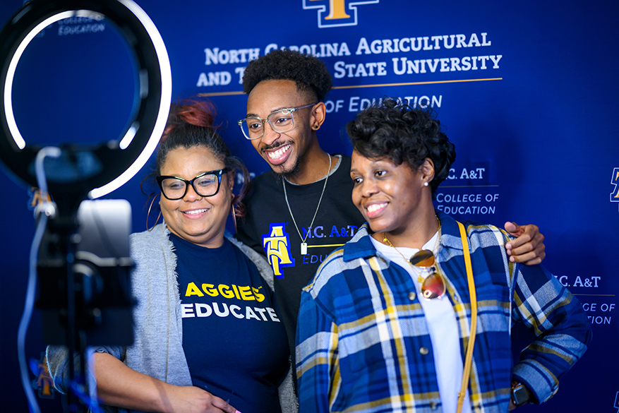 College of Education Aggies posing